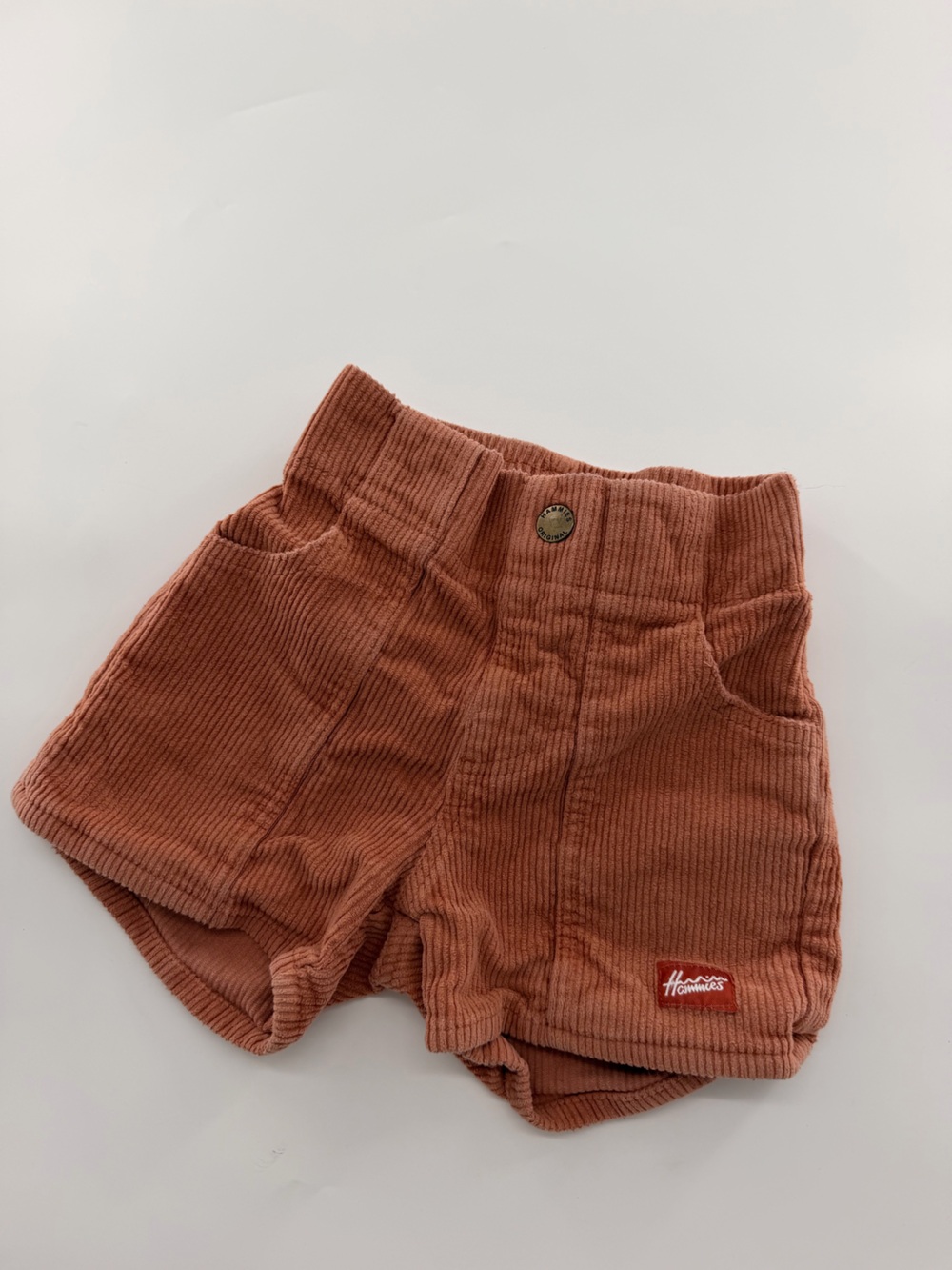 The Original Hammies Orange Kids Size 20 Ages 3-6 Corduroy Shorts Girls Hammies